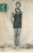 NATATION   Eugene ESTRADE  détenteur du record français de la traversée de