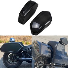 Black Carbon Fiber Saddlebags