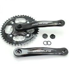 PEDALIER VTT LEADER ALU NOIR