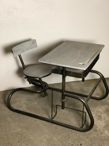 Bureau écolier vintage - bureau, d'écolier