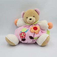 Doudou ours patapouf rose