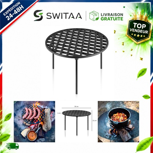 Grille barbecue fonte cm - barbecue, 30