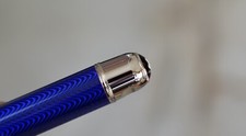 CAPUCHON STYLO MONTBLANC JULES VERNE ED. LIMITEE 18500 BLEU PROFOND - SPARE PART