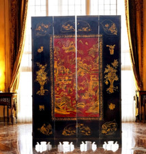 GRAND PARAVENT CHINOIS CANTON