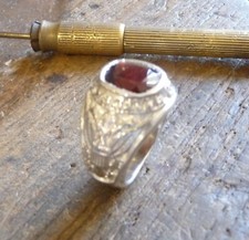 Chevalière argent, bague