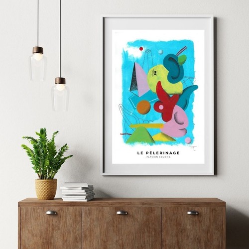 Art contemporain affiche
