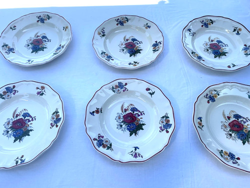 Lot assiettes creuses - 6,