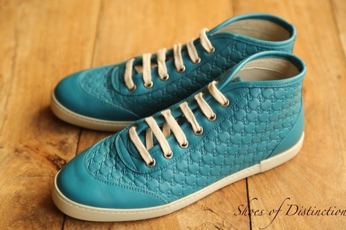Baskets hauts cuir gucci - en,