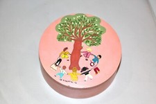 coffret à secrets - vide-poche - boîte à bijoux vintage bois peint - Q Malika