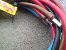 4 x 100cm : fils / câble d'alimentation HO7-VK 10 mm² 10mm2 souple + embouts