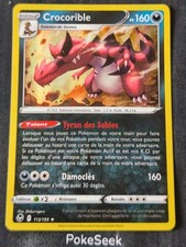 Carte Pokemon CROCORIBLE 113/195 Holo Epée et Bouclier 12 EB12 FR NEUF