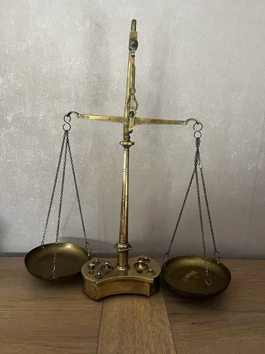 Ancienne balance pharmacie - balance,