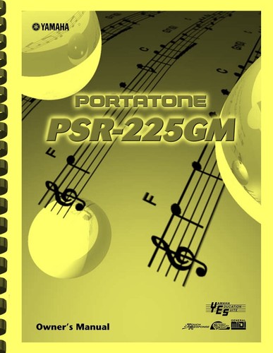 Yamaha portatone psr - portatone, psr-225gm