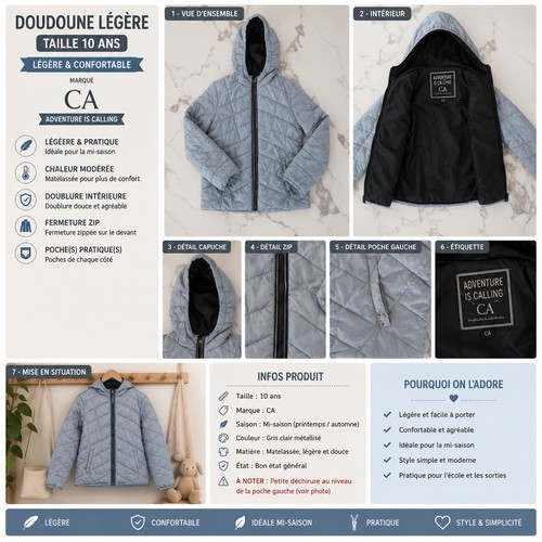 Doudoune légère - lÉgÈre, ca