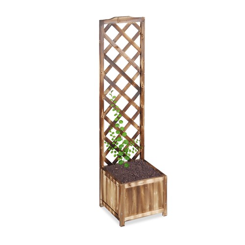 Jardinière avec treillis