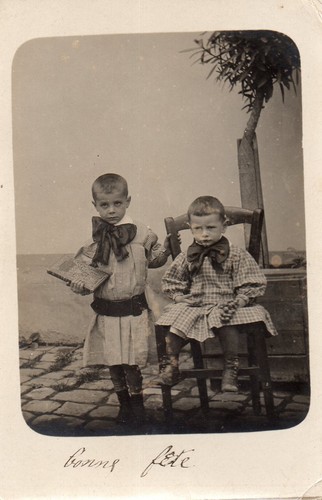Bl038 carte photo vintage card - vintage,