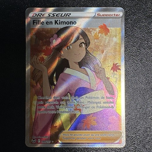 Carte pokémon fille kimono - carte,