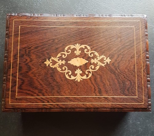 Coffret ancien bois - en,