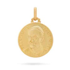 Médaille d'or double face du