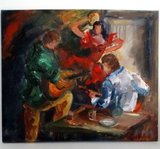 Liliane Paumier, huile sur