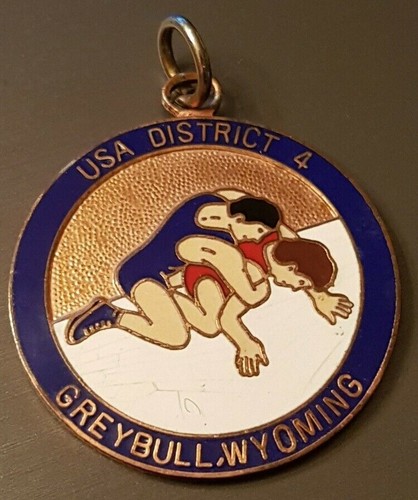 Médaille américaine lutte - médaille,