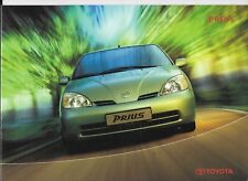 TOYOTA PRIUS document  EN ANGLAIS  juill 2000 sales brochure  in english 16p A4