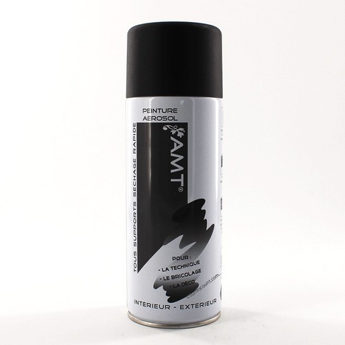 Bombe peinture noir - bombe, mat