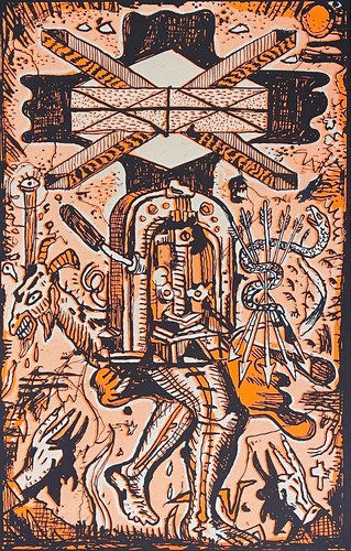 Art brut poster sérigraphie
