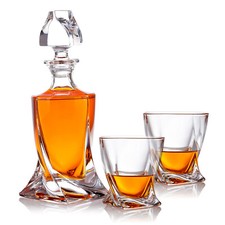 Bouteille Carafe Set De Whisky Ensemble De Verres À Whisky Décanteur Cadeau