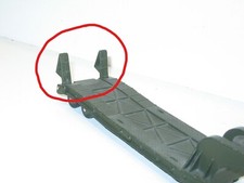 dinky toys 2 rampes METAL KAKI militaire pour remorque berliet porte char (R163)