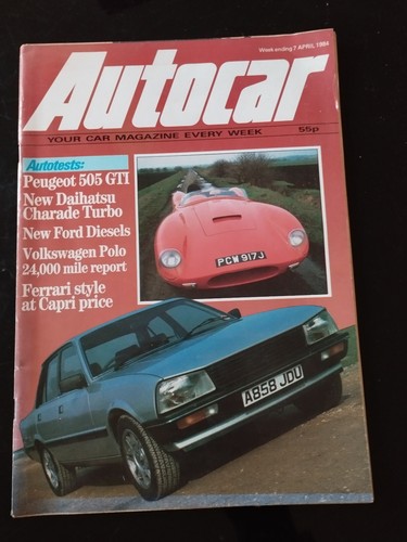 Autocar magazine 1984 - autocar, 7/04/1984