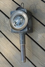 Lanterne de calèche ancienne à bougie