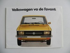 Petite brochure VW VOLKSWAGEN  K 70  Volkswagen va de l'avant
