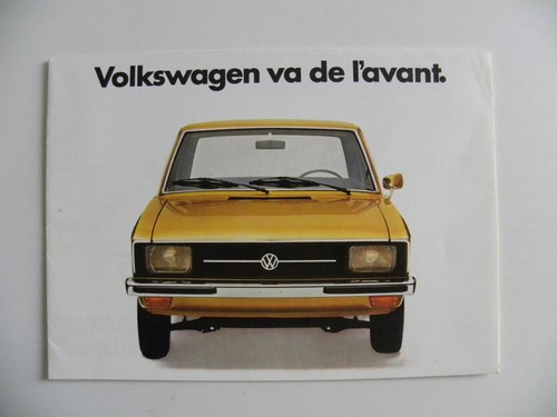 Petite brochure volkswagen - vw,
