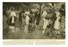 Publicité ancienne mode élégances féminines Champs-Elysées issue de magazine