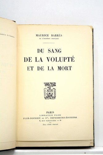Livre ancien médecine - livre, sang