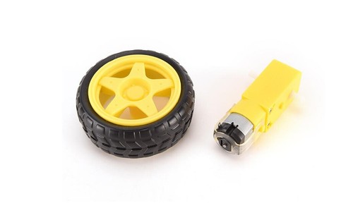 Kit moteur roue 3 6v - moteur, +