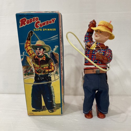 Jouet ancien mécanique - , rodeo
