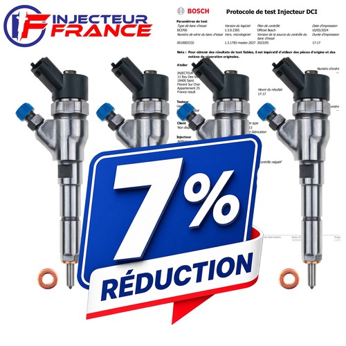 0445110044 injecteur bosch - 4x,