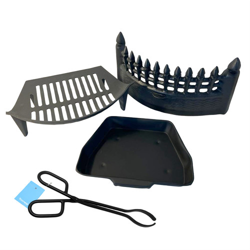 Grille cheminée fonte - cheminée, –