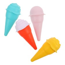  4 Pcs Moules À Glaces Jouets Plage Enfants Cornets De Plastique Jeux Plein Air