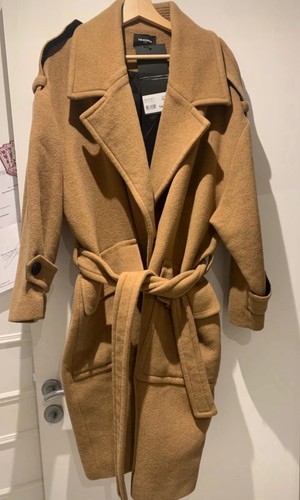 Manteau long ceinturé the - long,