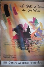 affiche  de peintre  de