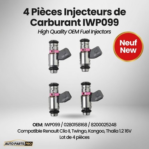 4pcs injecteurs iwp099 - injecteurs,