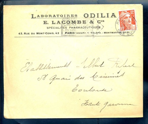 Laboratoires odilia lacombe - odilia, e.lacombe