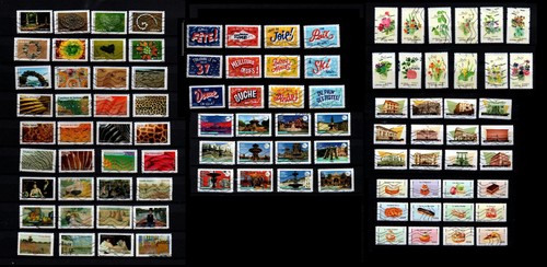 Série timbres adhésifs - série,