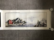 RARE - AFFICHE PUBLICITAIRE SIGNÉE LIBERATORE POUR BDDP AGENCE DE PUB - 89 X 38