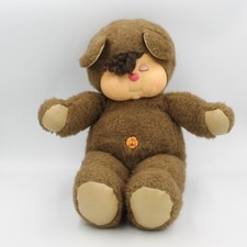 Ancienne Peluche ours marron Nombrilou AJENA  - 29314