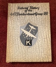 ORIGINAL WWII USAAF 8TH AIR FORCE B-17 447TH BOMB GROUP UNIT HISTORY