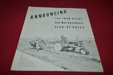 John Deere Automatique Remorque à Foin Press Pour 1946 Dealer's Brochure AMIL15